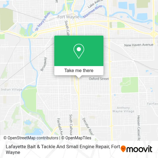 Lafayette Bait & Tackle And Small Engine Repair map
