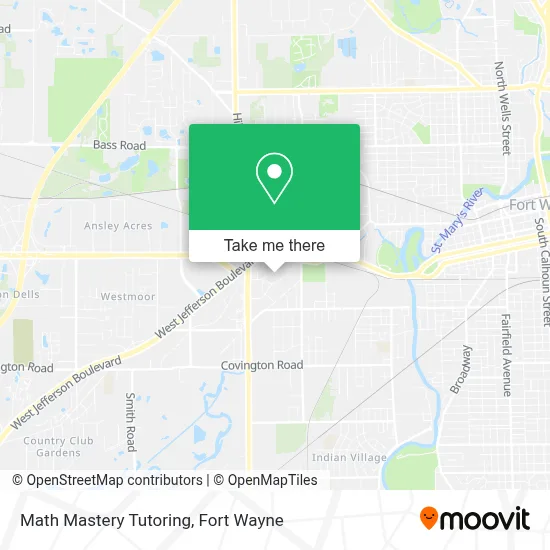 Math Mastery Tutoring map