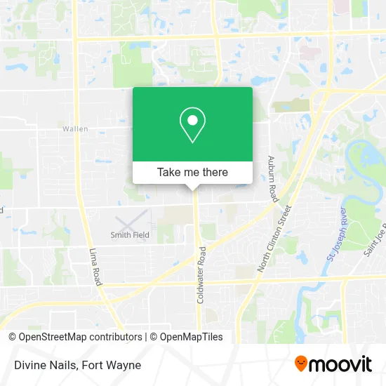 Divine Nails map