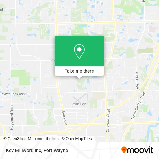 Key Millwork Inc map
