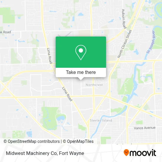 Midwest Machinery Co map