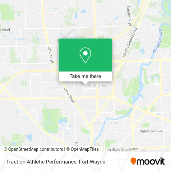 Traction Athletic Performance map