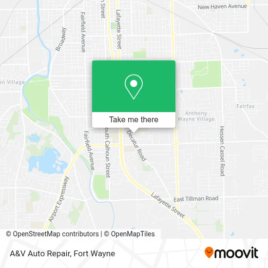 A&V Auto Repair map