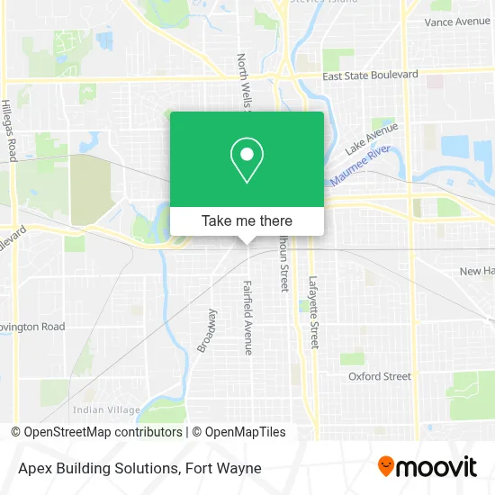 Apex Building Solutions map