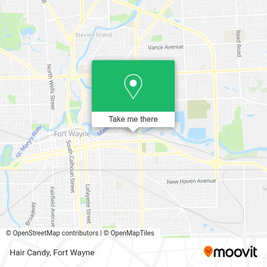 Hair Candy map