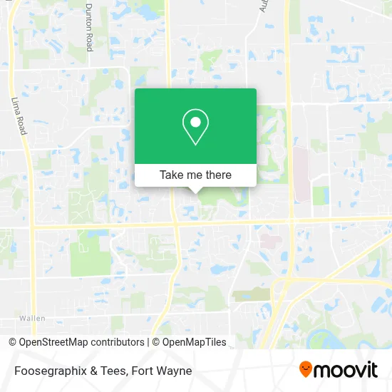 Foosegraphix & Tees map
