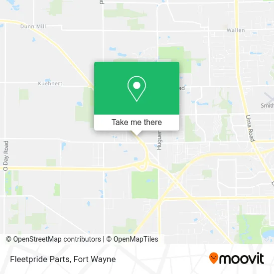 Fleetpride Parts map