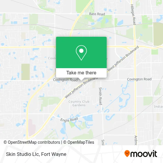 Skin Studio Llc map