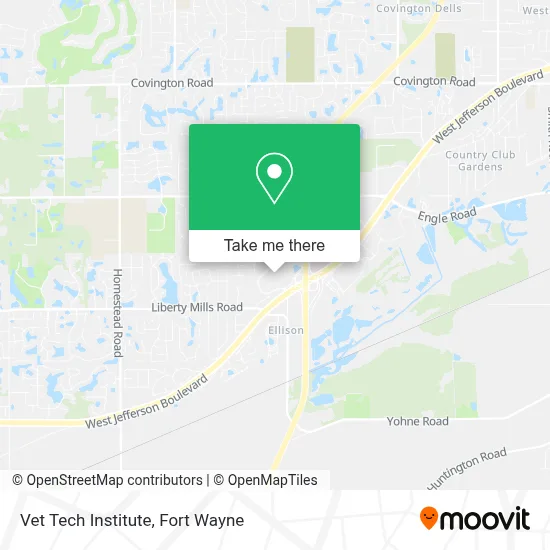 Vet Tech Institute map