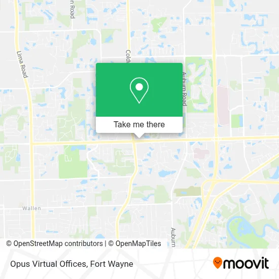 Opus Virtual Offices map