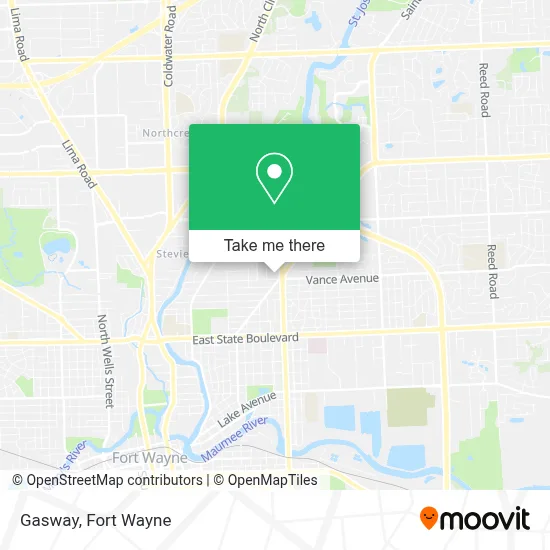 Gasway map