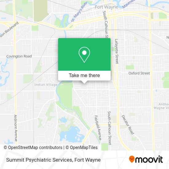 Summit Psychiatric Services map