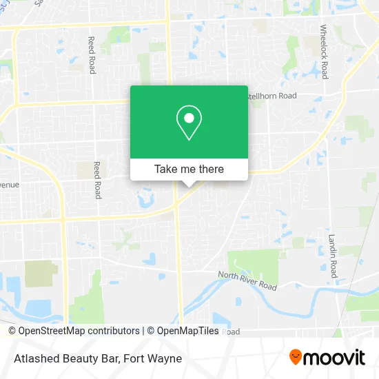 Atlashed Beauty Bar map