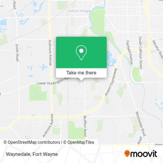 Waynedale map