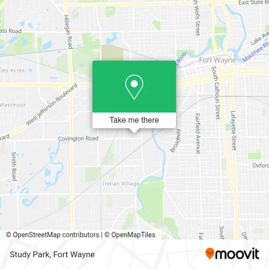 Study Park map