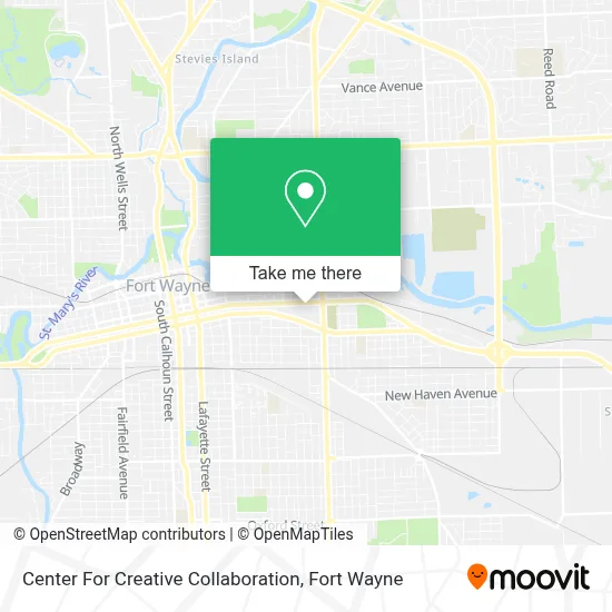 Center For Creative Collaboration map