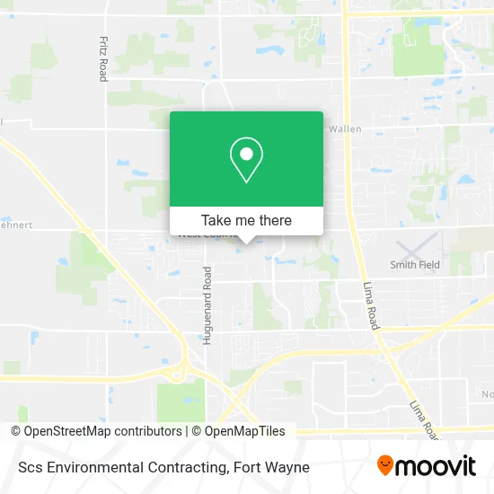 Scs Environmental Contracting map