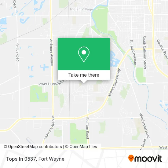 Tops In 0537 map