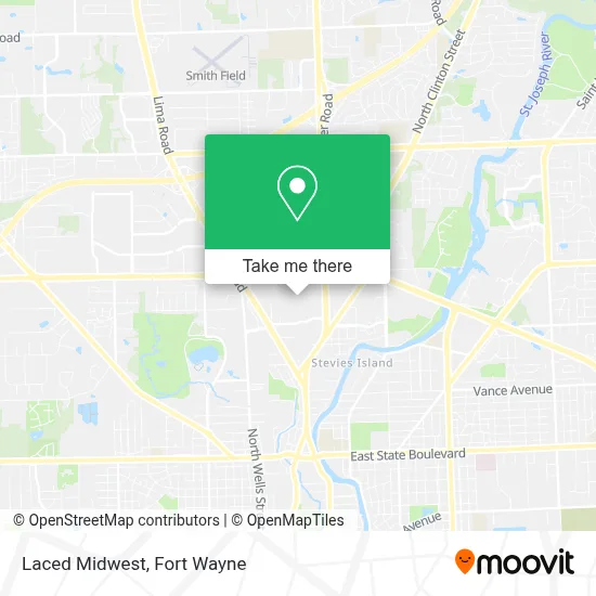 Laced Midwest map