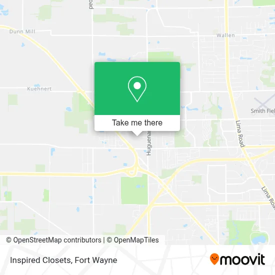 Inspired Closets map