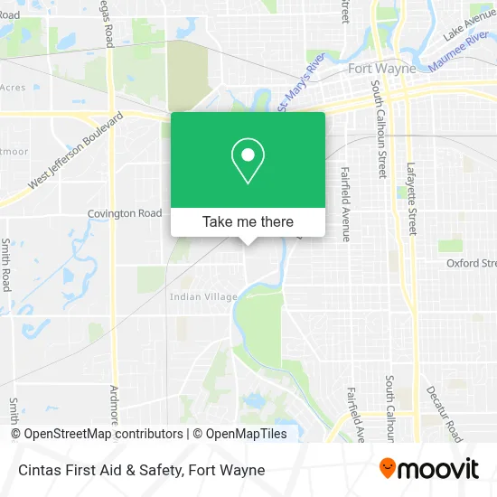 Cintas First Aid & Safety map