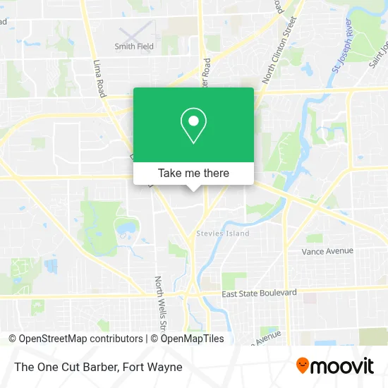 The One Cut Barber map