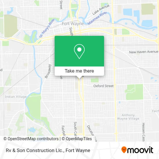 Rv & Son Construction Llc. map