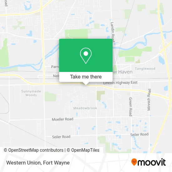 Western Union map