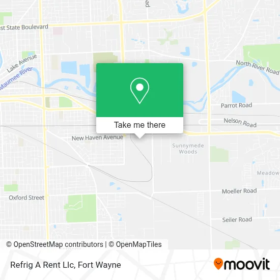Refrig A Rent Llc map