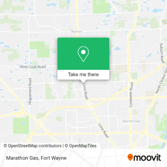 Marathon Gas map
