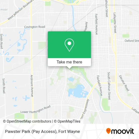 Pawster Park (Pay Access) map