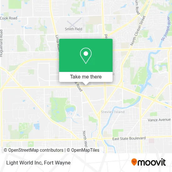 Light World Inc map