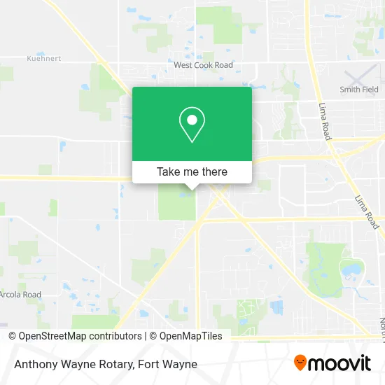 Anthony Wayne Rotary map