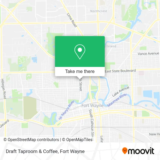 Draft Taproom & Coffee map