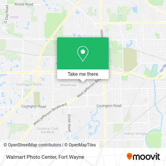 Walmart Photo Center map