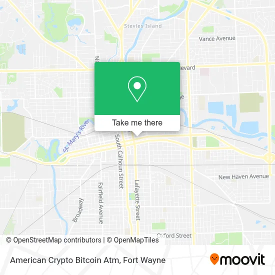 American Crypto Bitcoin Atm map