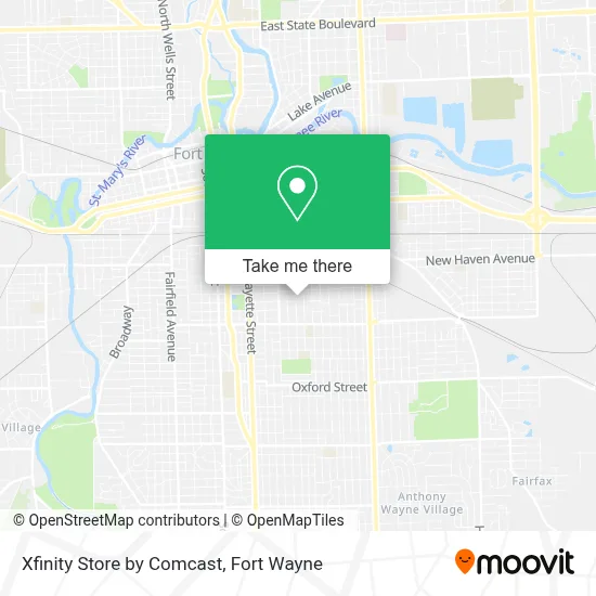 Xfinity Store by Comcast map