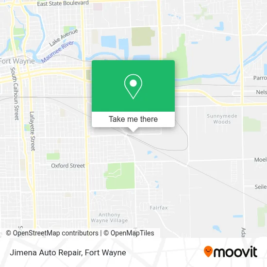 Jimena Auto Repair map