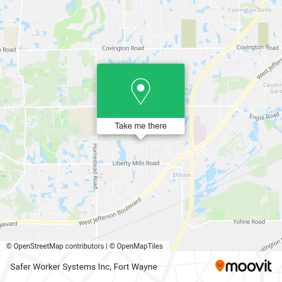 Safer Worker Systems Inc map