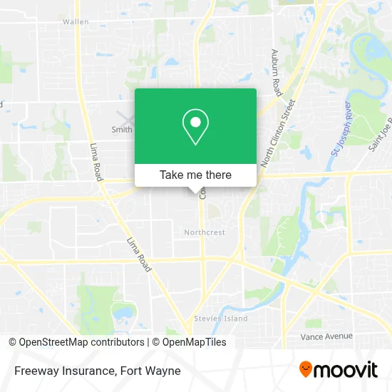 Freeway Insurance map