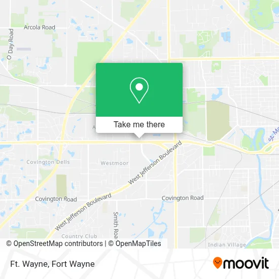 Ft. Wayne map