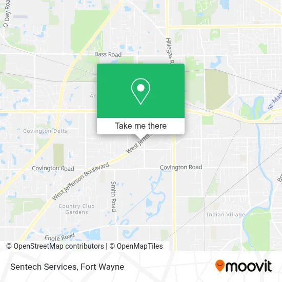 Sentech Services map