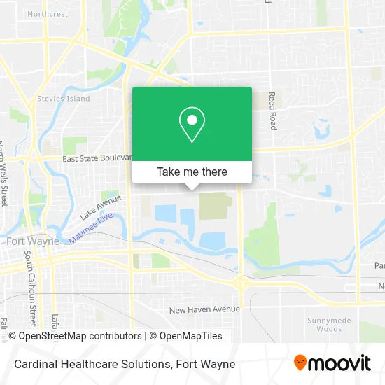 Cardinal Healthcare Solutions map