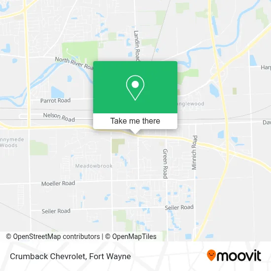 Crumback Chevrolet map