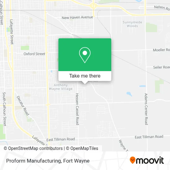 Proform Manufacturing map