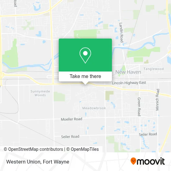 Western Union map