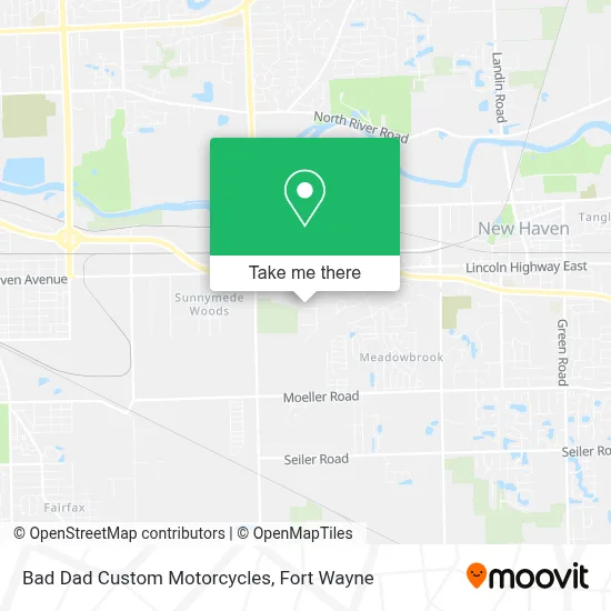 Bad Dad Custom Motorcycles map