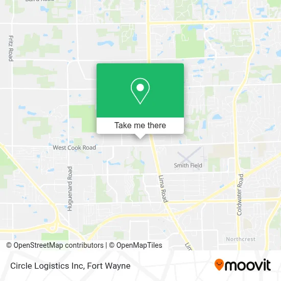 Circle Logistics Inc map