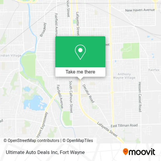 Ultimate Auto Deals Inc map