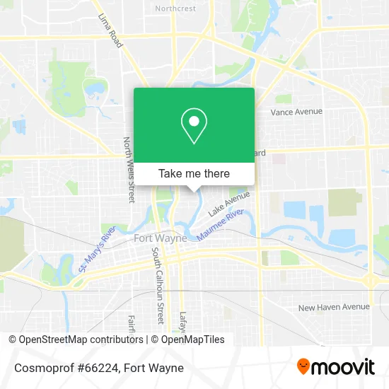Cosmoprof #66224 map